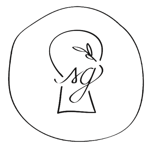 Secret Garden Market Logo in White